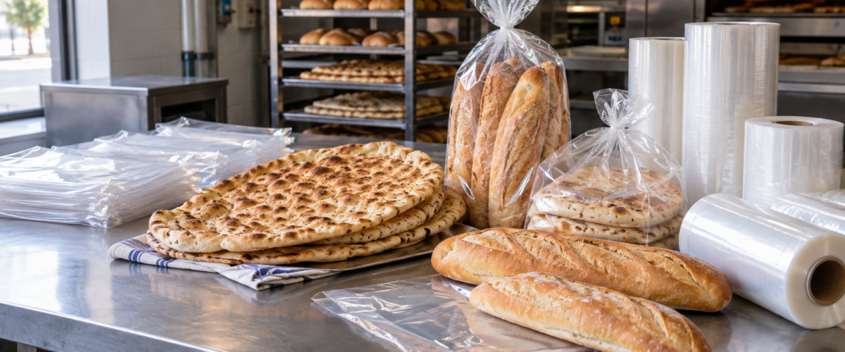 نایلون بستهبندی نان برای خرید عمده نانوایی و پخش